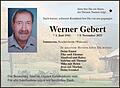 Werner Gebert