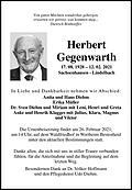 Herbert Gegenwarth