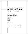 Matthias Sauer