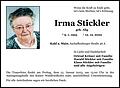 Irma Stickler