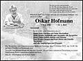 Oskar Hofmann