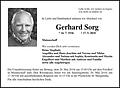 Gerhard Sorg