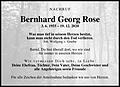 Bernhard Georg Rose
