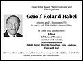 Gerolf Roland Habel