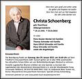 Christa Schoenberg