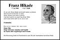 Franz Hikade