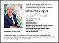 Roswitha Ziegler