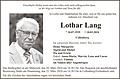 Lothar Lang