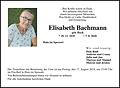 Elisabeth Bachmann