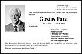 Gustav Patz