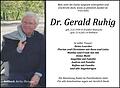 Dr. Gerald Ruhig