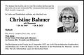 Christine Bahmer