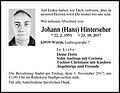 Johann Hinterseher