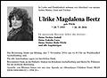 Ulrike Magdalena Beetz