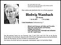 Hedwig Wambach
