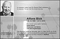 Alfons Bick