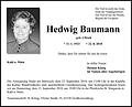 Hedwig Baumann