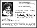 Hedwig Schulz