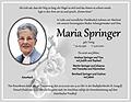 Maria Springer