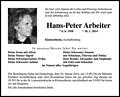 Hans-Peter Arbeiter