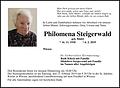 Philomena Steigerwald