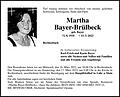 Martha Bayer-Brülbeck