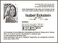 Isabel Eckstein