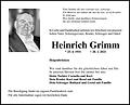 Heinrich Grimm