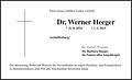Dr. Werner Heeger