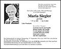 Maria Siegler