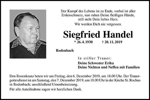 Siegfried Handel