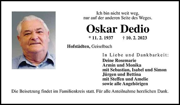Oskar Dedio