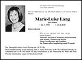 Marie-Luise Lang