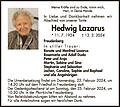 Hedwig Lazarus