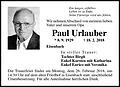 Paul Urlauber