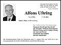 Alfons Uftring