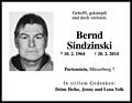 Bernd Sindzinski