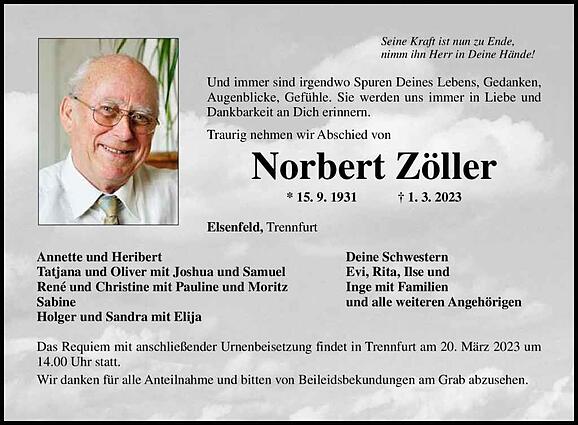 Norbert Zöller