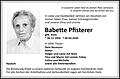 Babette Pfisterer