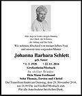 Johanna Barbara Schlett