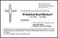 Friedrich Karl Beckert