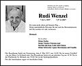 Rudi Wenzel