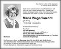Maria Wagenknecht