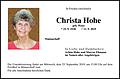Christa Hohe