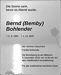 Bernd Bohlender