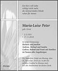 Maria-Luise Peter