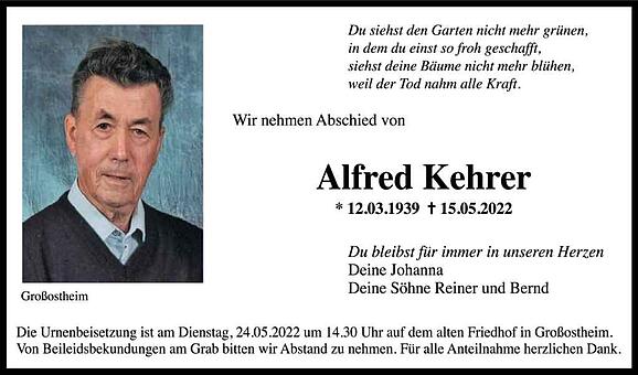 Alfred Kehrer