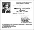 Hedwig Tolksdorf