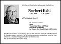 Norbert Behl