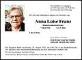 Anna Luise Franz